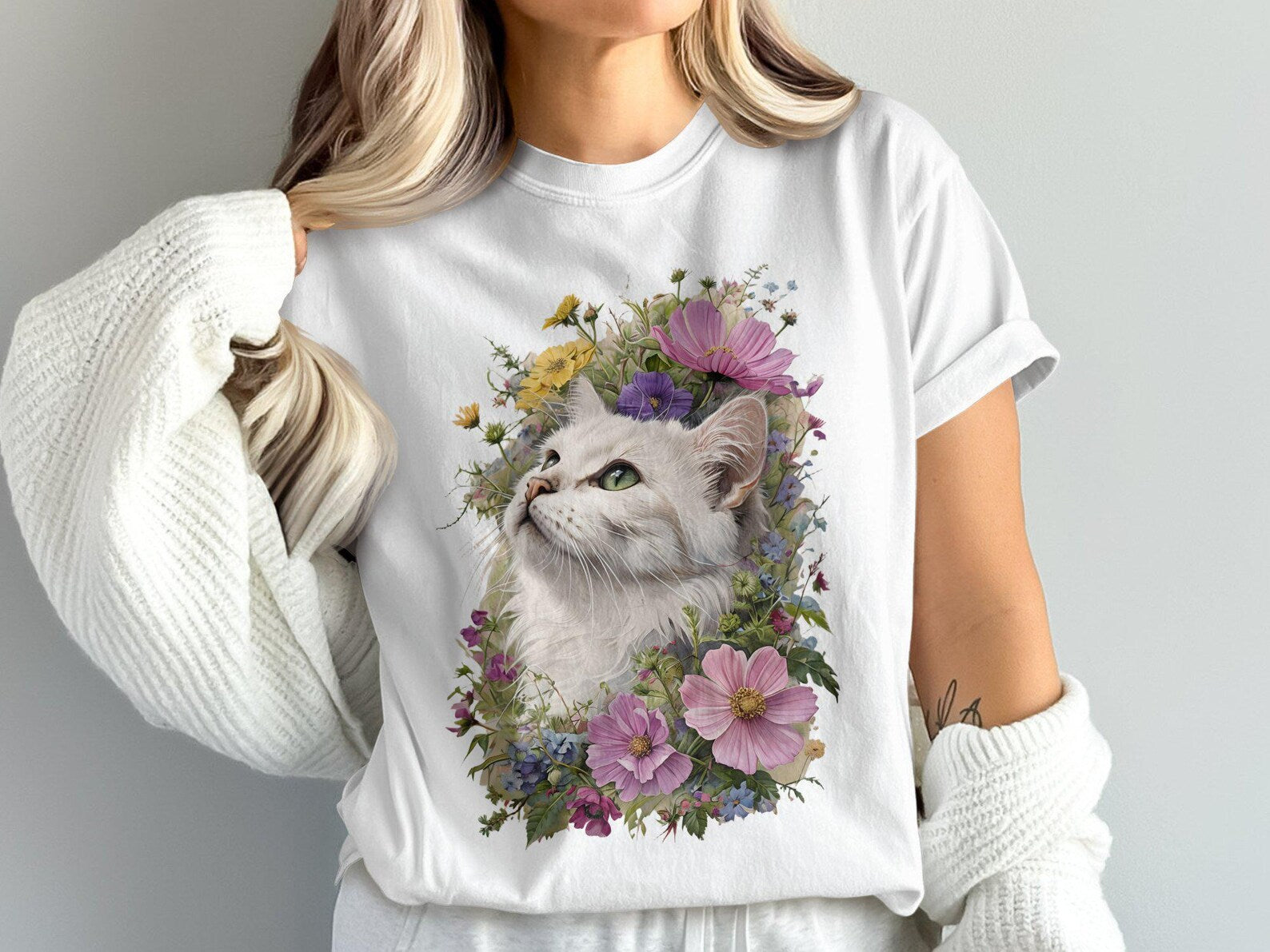 Tricou Oversized BUMBAC 100% Bloom 4